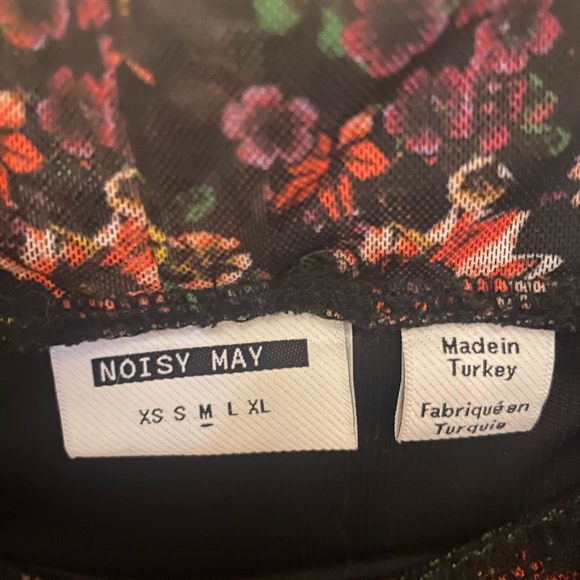 Noisy May/ Hudson’s Bay/ Floral Ruched Drawstring Skirt- Medium - Picture 2 of 2